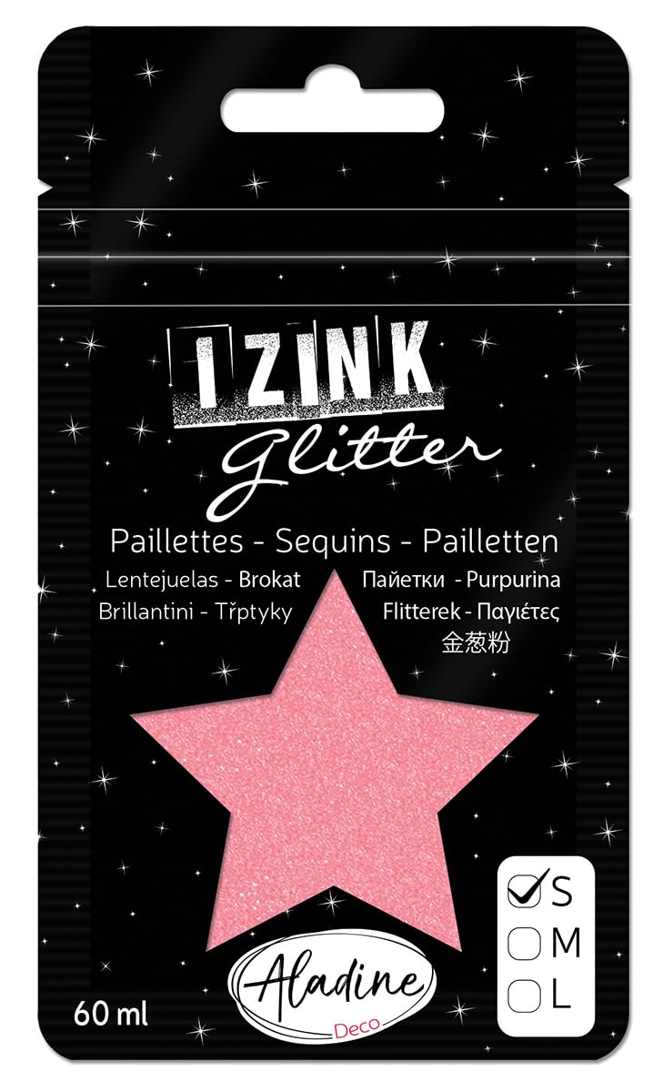 Aladine - Izink Glitter Coral 60ml