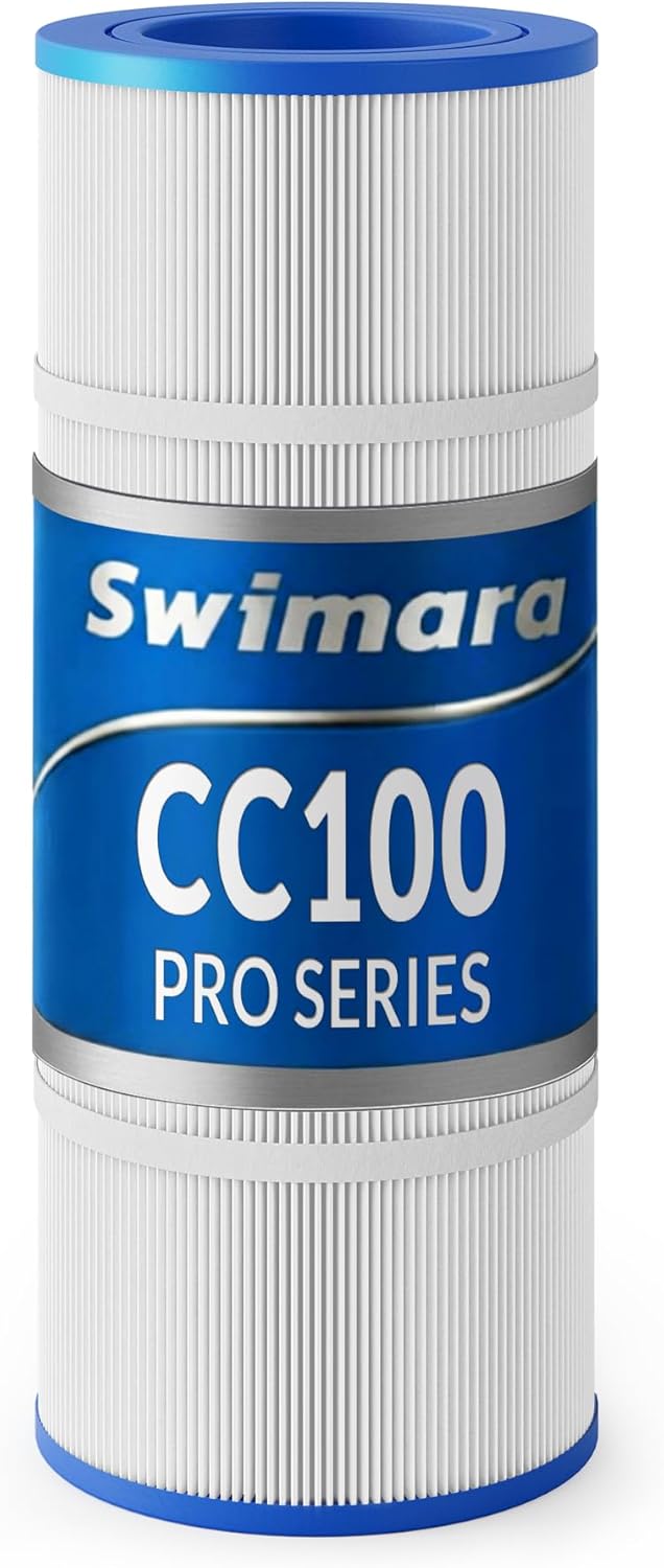 Pro Series Filter Cartridge, Replacement for PAP100 R173215 59054200 Unicel C-9410 Filbur FC-0686, Compatible with Pentair Clean & Clear 100, 3oz Trilobal Fabric, 100 Sq. Ft.