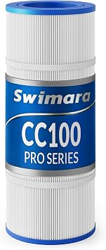 Pro Series for Pentair CC100 Pool Filter Cartridge 100 sq ft | Replaces PAP100/R173215/59054200; fits CCRP100/Posi-Clear RP100; 3 oz/sq yd trilobal media for steady flow & easy rinsing