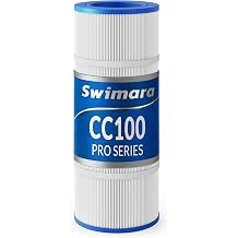 Pool Filter Cartridge Compatible with Pentair Clean & Clear 100 CC100, Replacement for Pleatco PAP100, R173215, 100 Sq.Ft High-Efficiency Filter Media
