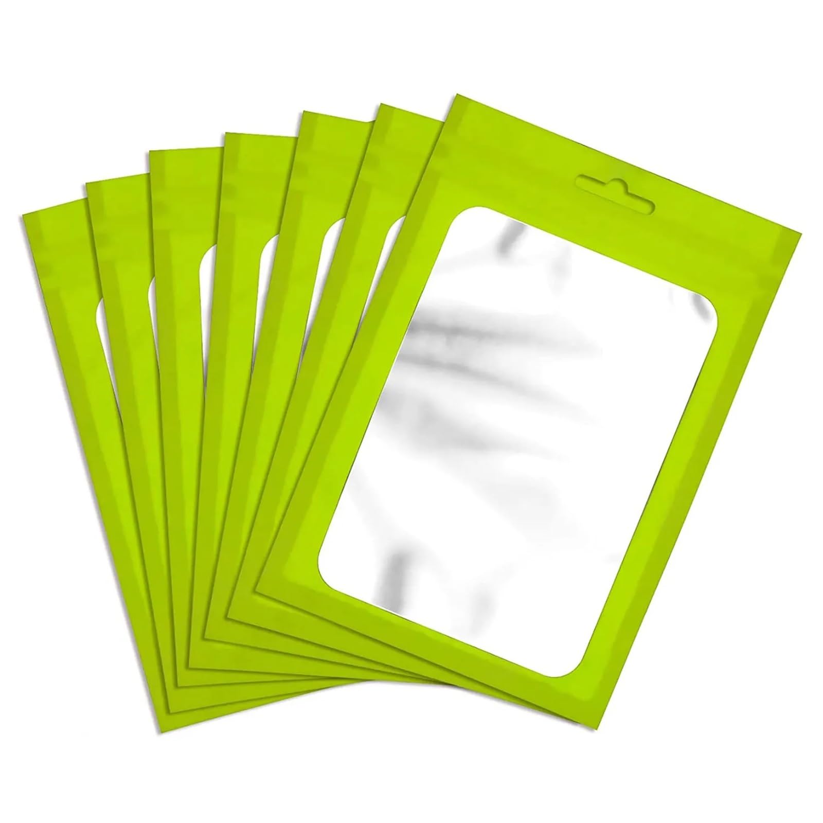 300PCS Colorful Mylar Bags Resealable Ziplock For Jewelry