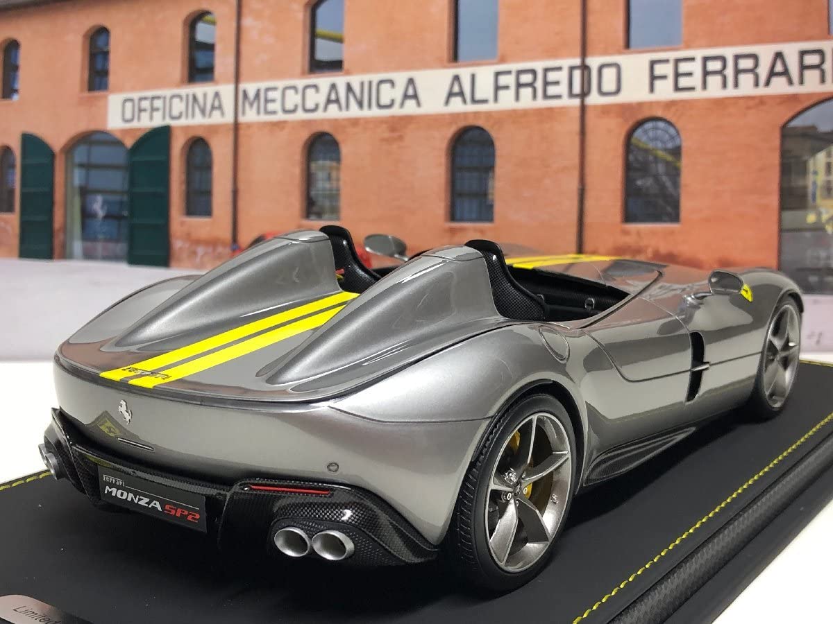 Amazon | BBR 1/18 Ferrari MONZA SP2 Grigio Ferro フェラーリ