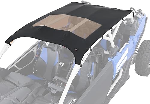 KEMIMOTO Deflectores de viento X3 Max para techo, visera solar impermeable, resistente a la fricción, Bimini compatible con Can Am Maverick X3 Max