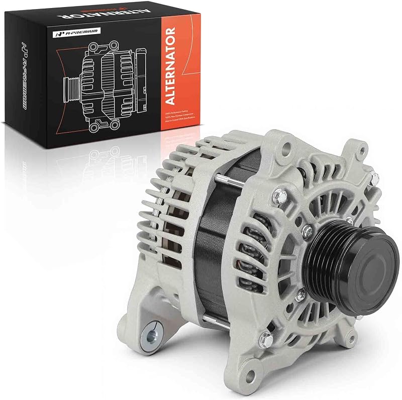 Alternador A-Premium 12 V 130 A com polia desacopladora SD6 de 6 canais para Subaru – 1 unidade
