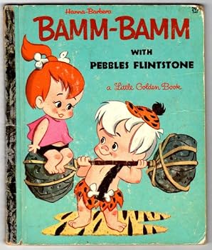 Hardcover Bamm Bamm with Pebbles Flintsone A Little Golden Book