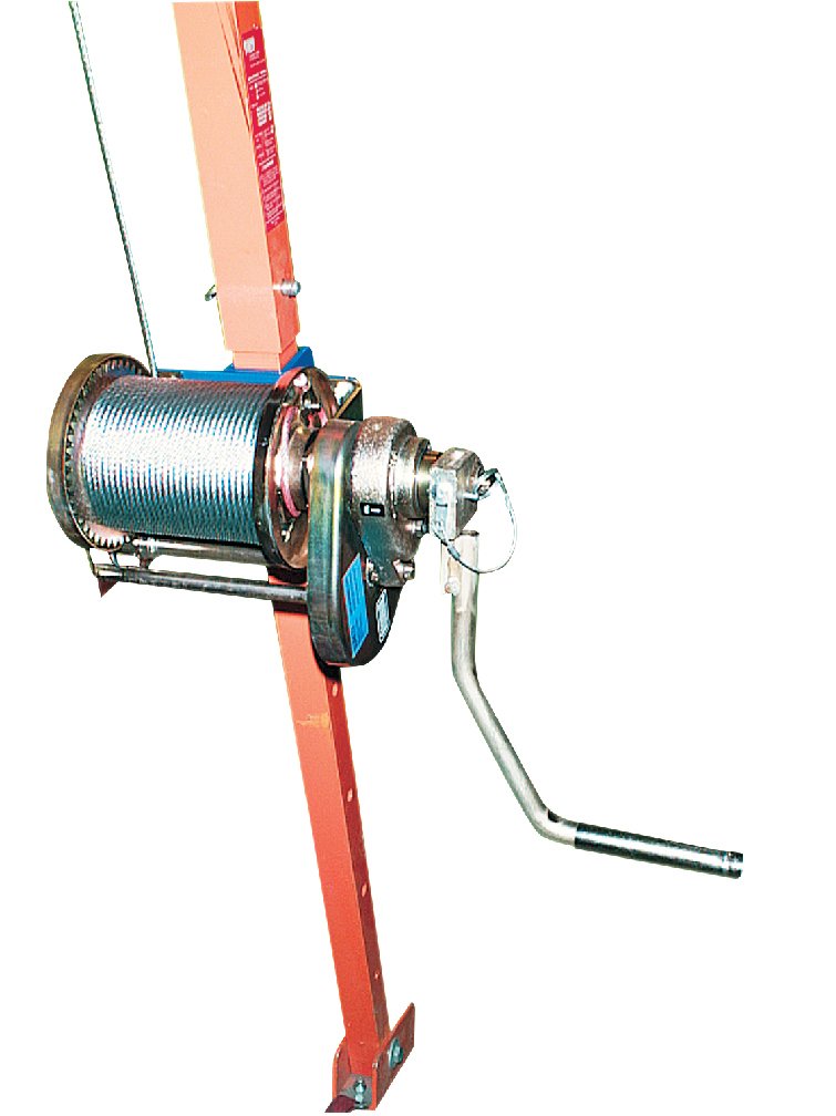 MSA SCE1074411200 Sure-Strong Work Winch, System B, 200' Length