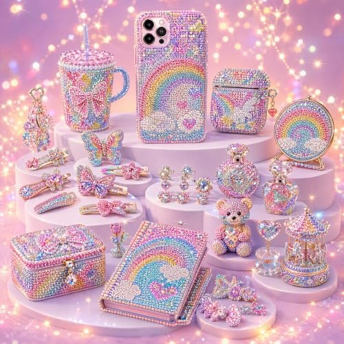 72 Colors Resin Rhinestones Kit with 4 Pack Jewelry Glue, 2 Dotting Pens, Rhinestone Tray & Spoon, Multi-Size Jelly Gems for Nail Art Tumbler Cup Clothing Shoes DIY Crafts Decorations — view 8