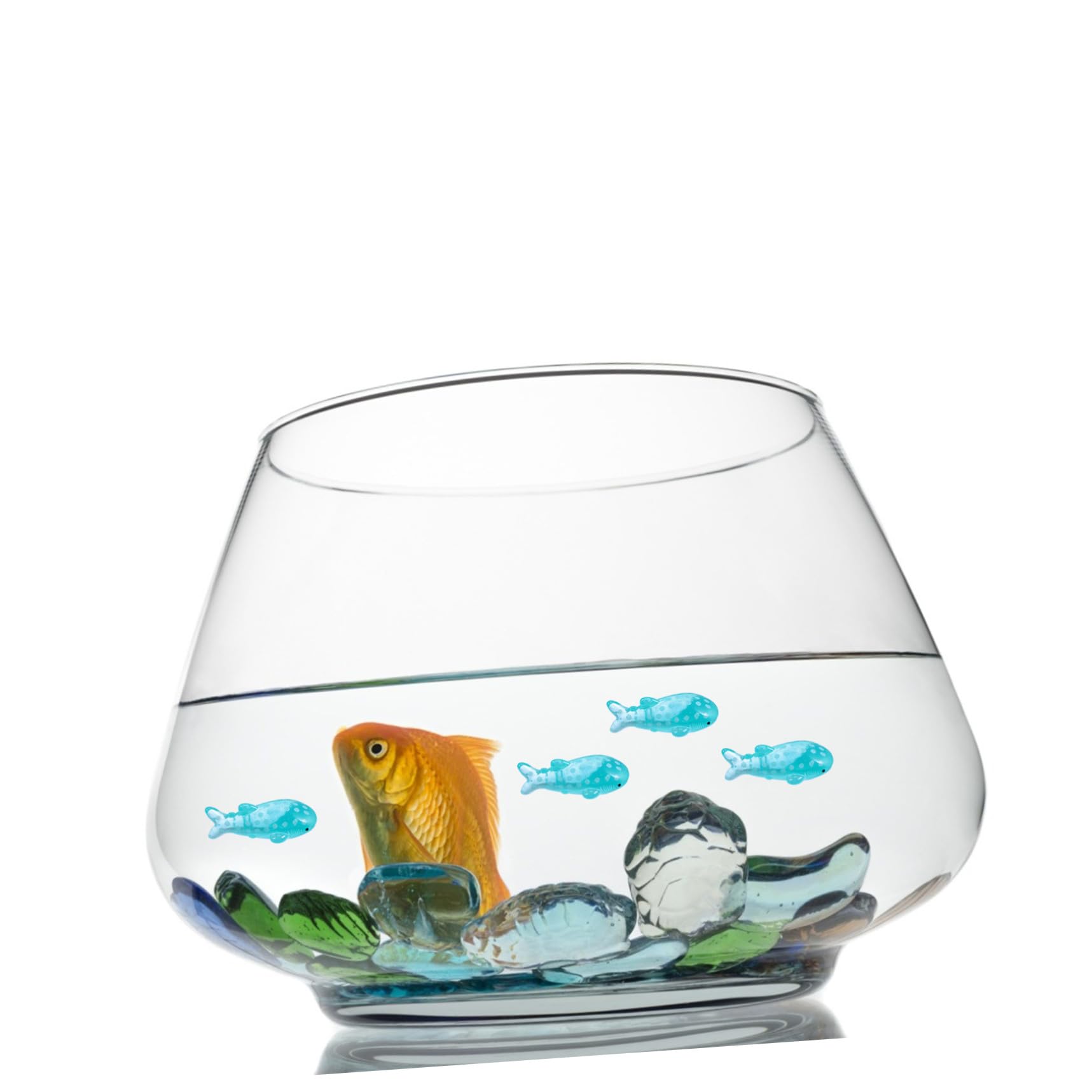 BESPORTBLE 150pièces Décoration De Poisson Aquarium Ornements Mini Whales pour Décor De Réservoir Accessoires Ludiques pour Aquarium