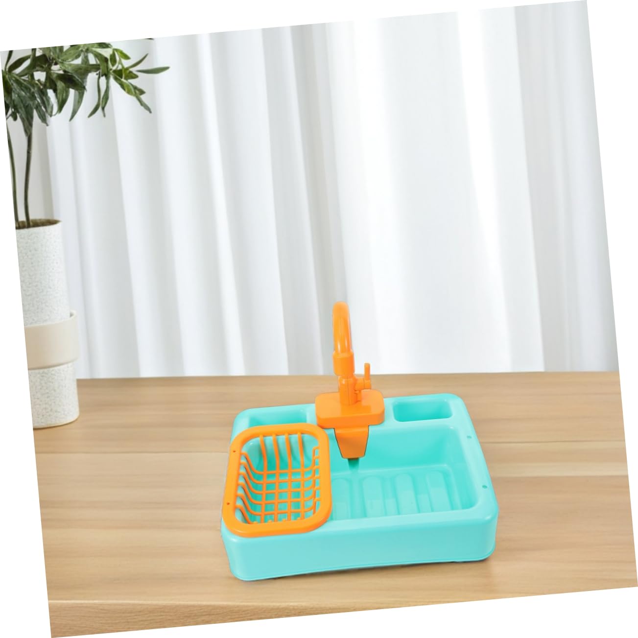 Abaodam 2pezzi Bagno per Uccelli con Rubinetto Vasca da Gioco per Pappagalli e Uccelli di Piccole e Medie Giocattolo per Lavaggio Verdure e Doccia per Animali Domestici