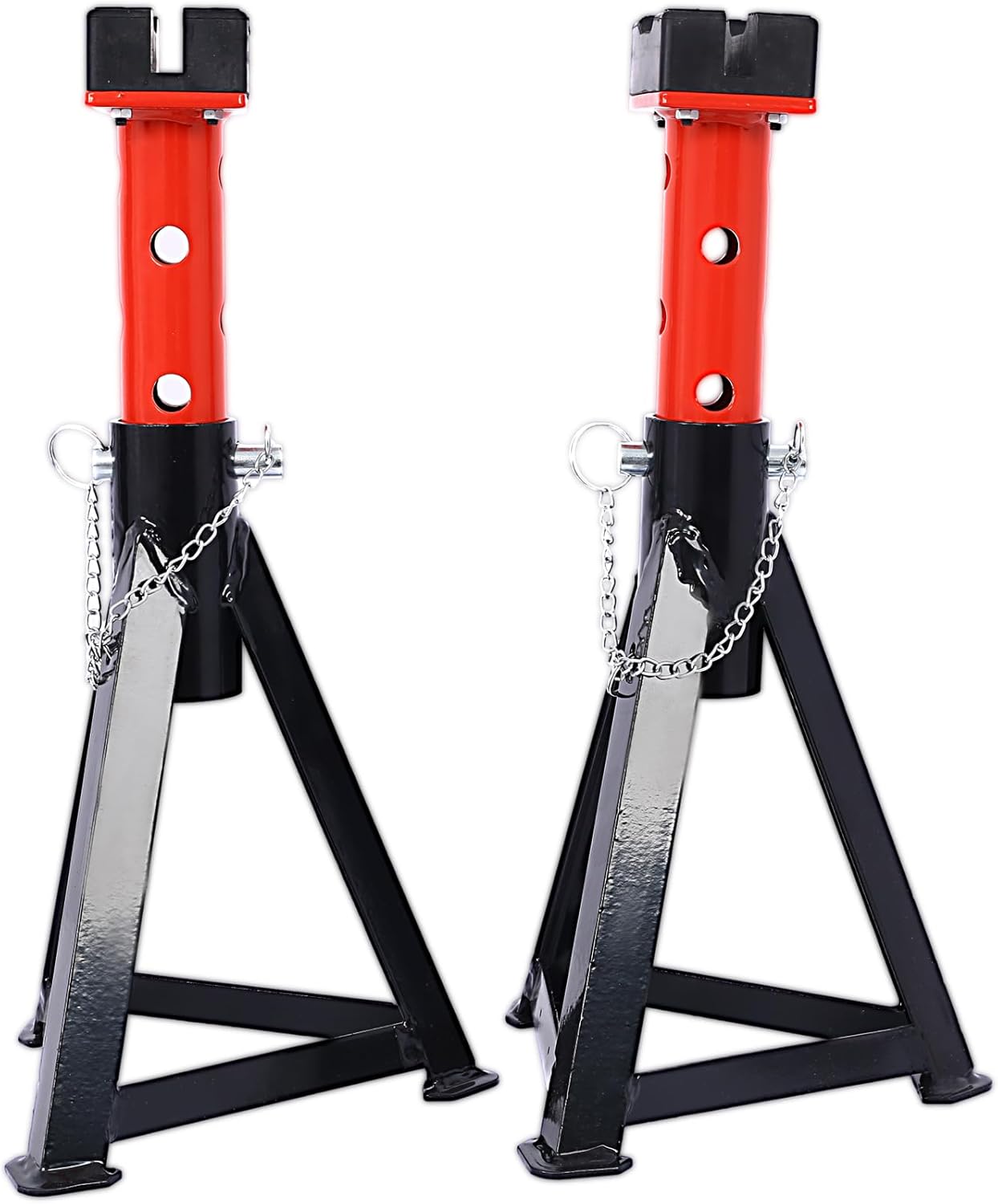 1 Pair of Axle Stands, 3 Ton Jack Stand, Adjustable Height Flexible Quick Lifting Jack for Car Auto Repair Shop