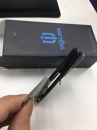 Miniatura 2 de Gambit Cuchillo de bolsillo, Stonewash de hoja de acero de 60.6 in, cuchillo plegable con doble mango G10 y cierre de forro anidado para uso al aire