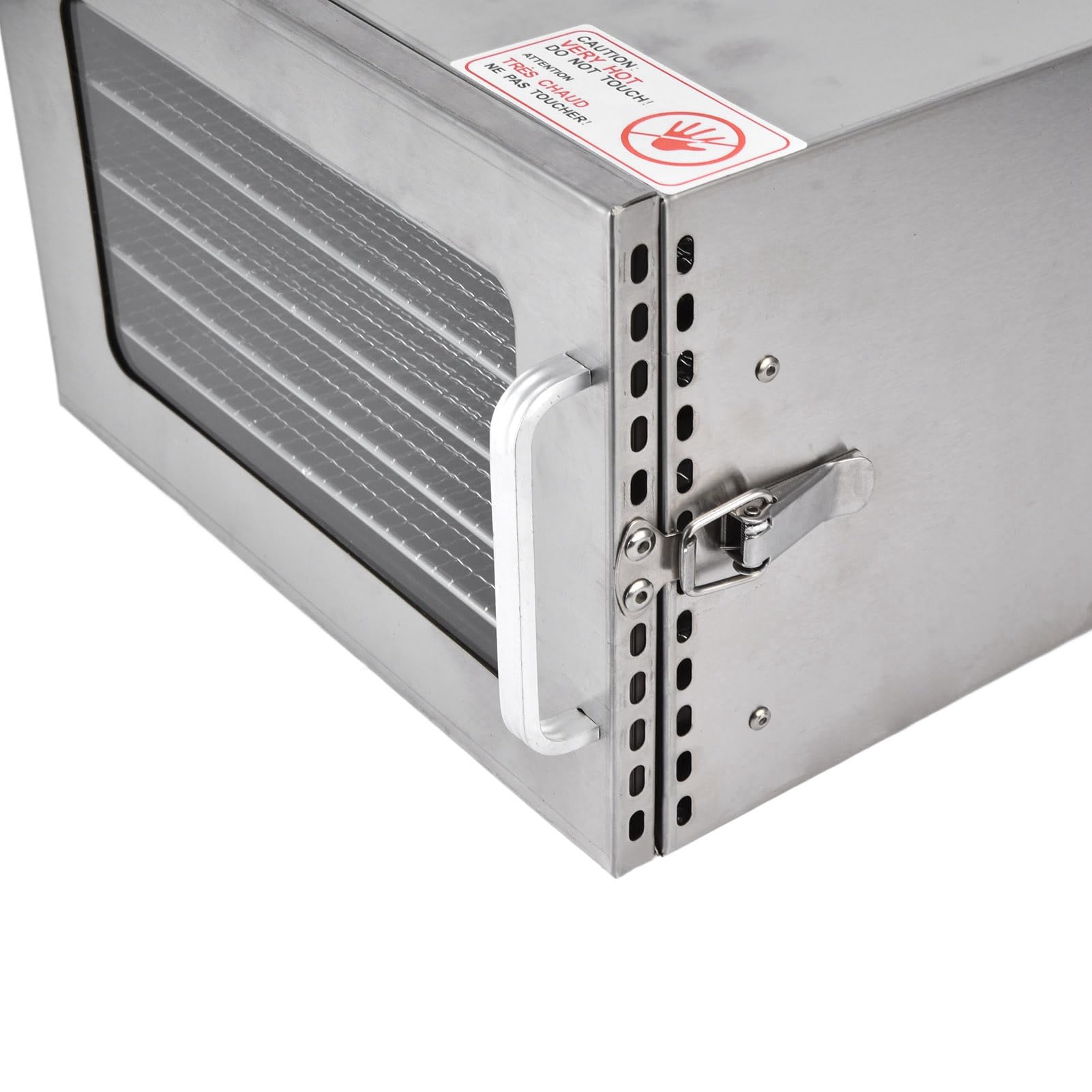 Deshidratador de alimentos de 400W, máquina secadora eléctrica de acero inoxidable con 6 bandejas, frutas y verduras
