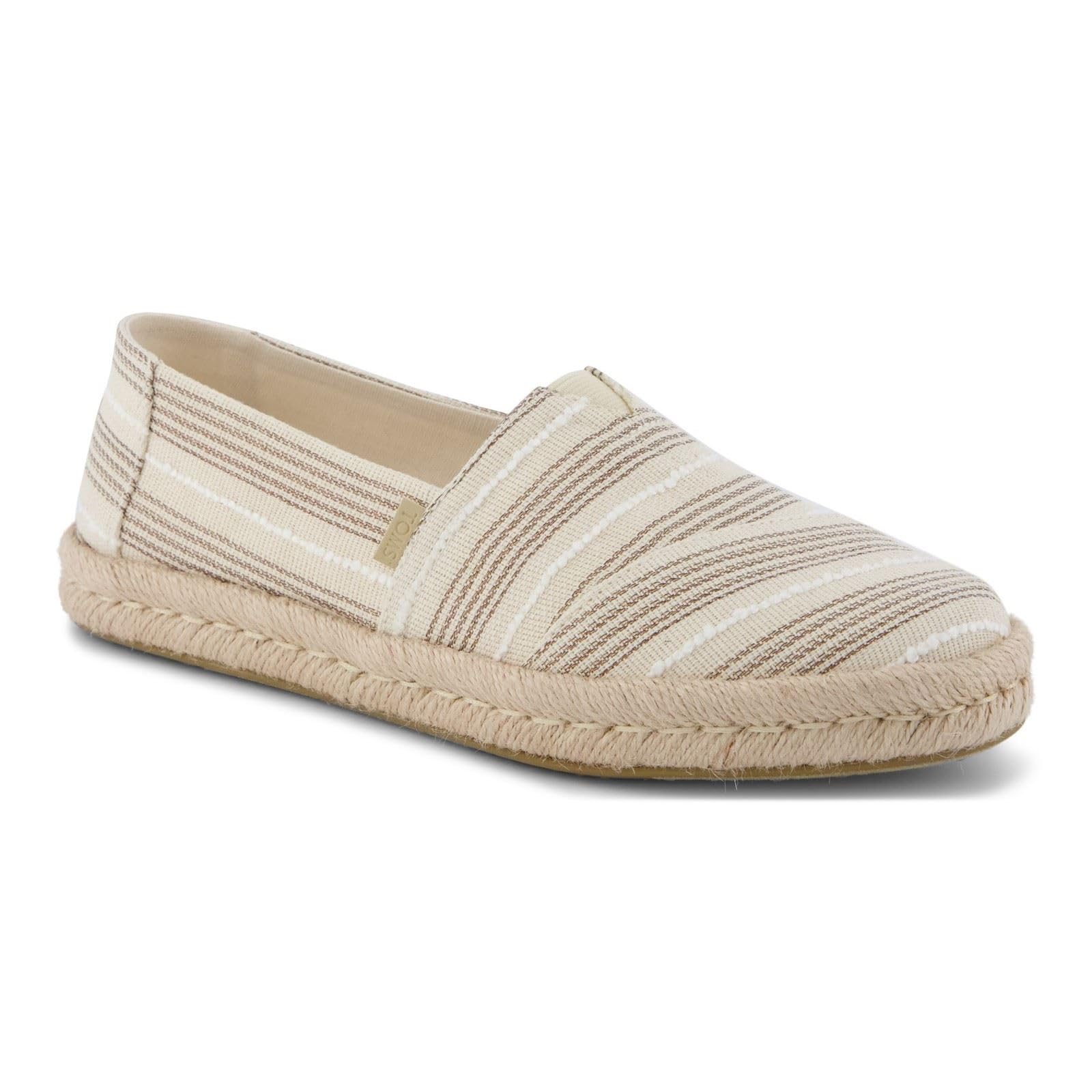 TOMS Damen Espadrilles Alpargata Rope 2.0 10023038 Natural metallic Stripe