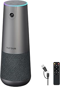 Nuroum C40 会議用カメラ 4K ウェブカメラ マイク・スピーカー内蔵 120°超広角