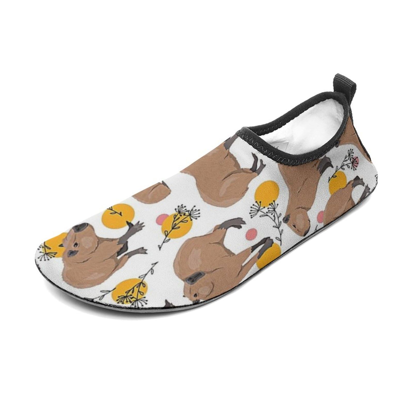Animal Capybaras Pattern Water Shoes Beach Shoes Aqua Socks for Women Men Swimming Yoga