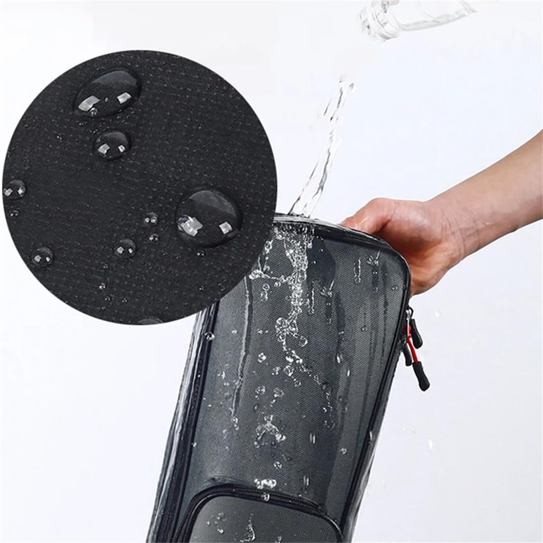 Suwequest Borsa multifunzionale per canna da pesca a ventre impermeabile 2 3 strati 70 CM 130 CM borsa per attrezzi da pesca borsa per attrezzatura da pesca, 2 strati 100 cm 650