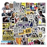 TV Show Stickers Brooklyn Nine-Nine 50Pcs Variety Vinyl Waterproof Car Sticker Motorcycle Bicycle Luggage Decal Graffiti Patches Skateboard Stickers for Water Bottles Laptop Stickers