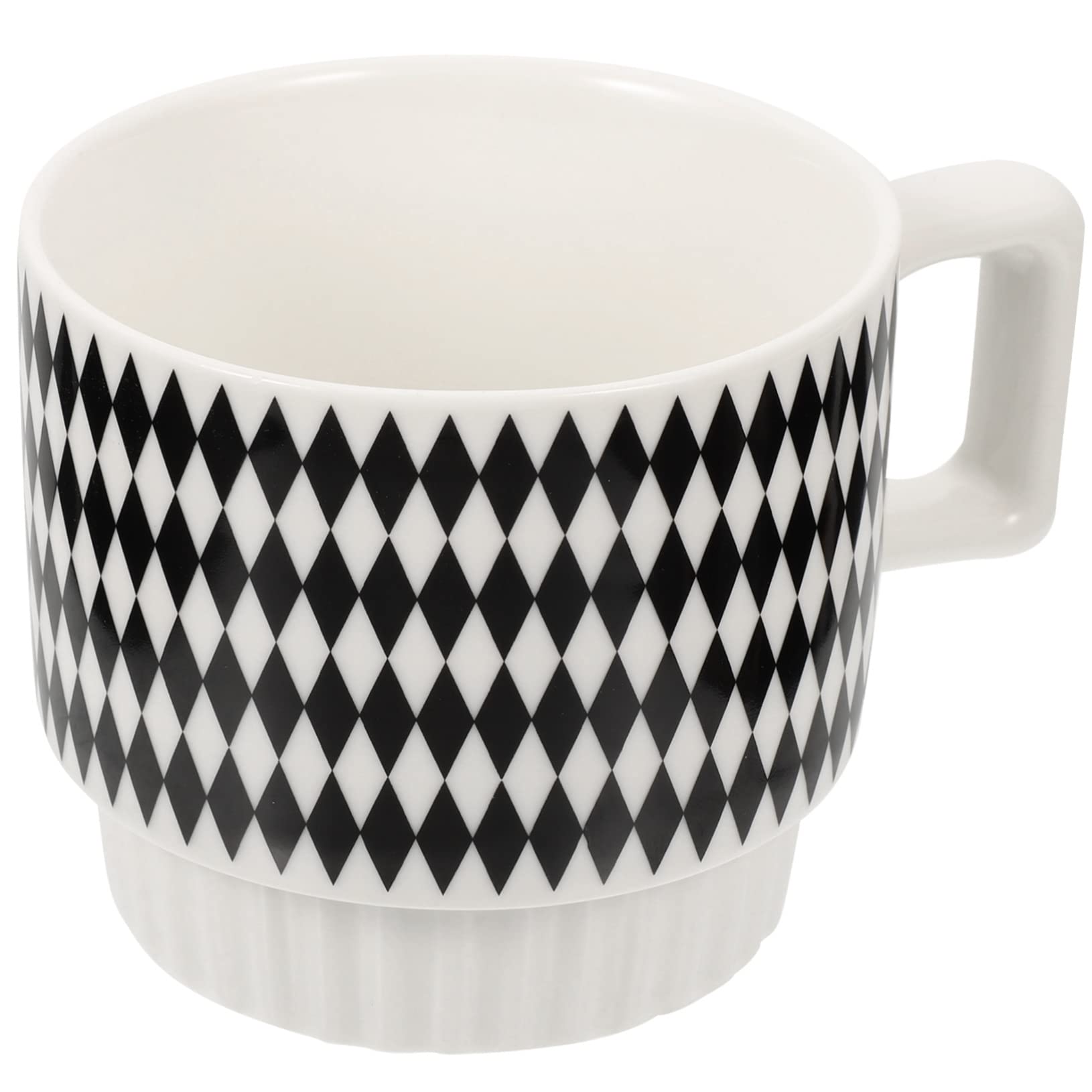 Cabilock Nordic Style Ceramic Coffee Mug Espresso Cup with Unique Pattern for Home Office and Use present for Friends and Family