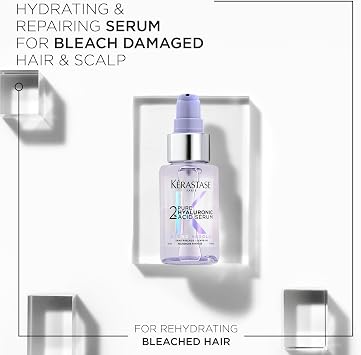 Kérastase serum, kuru ve sarıya boyanmış Saçlar İçin,%2 saf, nemlendirici hyalüronik asit içerir