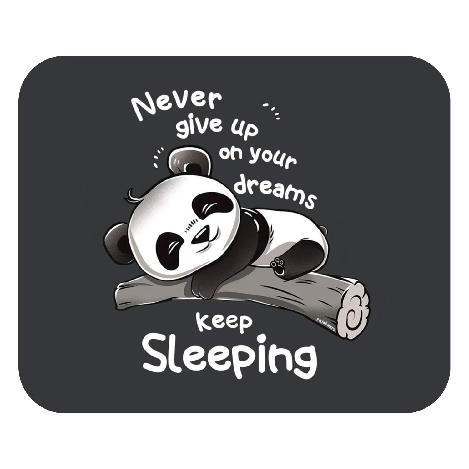 SHERISH Cute Cat Mouse Pad for Laptop & PC – 19x23 cm Black Desk Mat | Smooth Cloth Surface, Non-Slip Rubber Base, Waterproof & Durable Gaming Mousepad for Office & Home (Panda)-picture-12