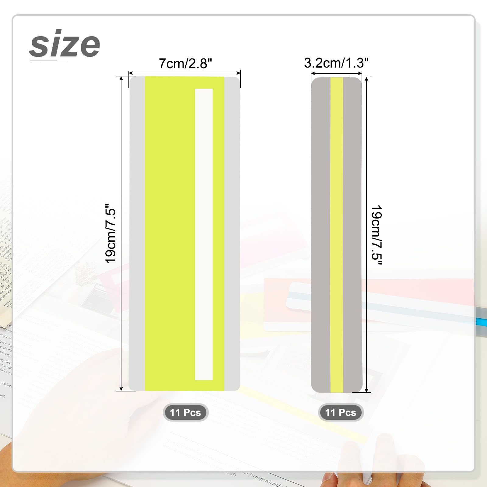 PATIKIL 22 Pcs Dyslexia Reading Tools - Image 2