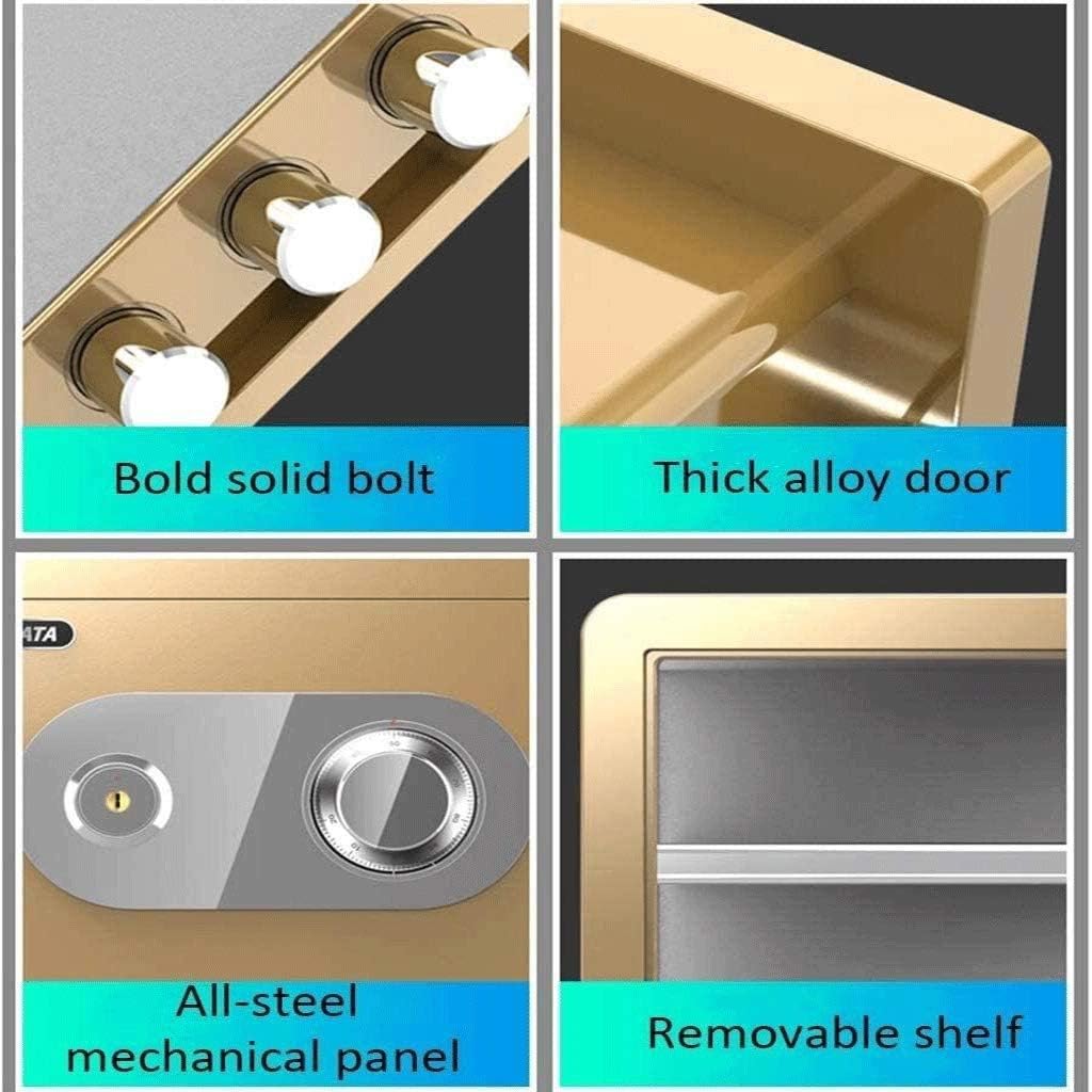 Electronic Luxury Digital Safe Deposit Box Keyboard Lock Home Office Hotel Business Jewelry Cash Use Storage Money strongbox