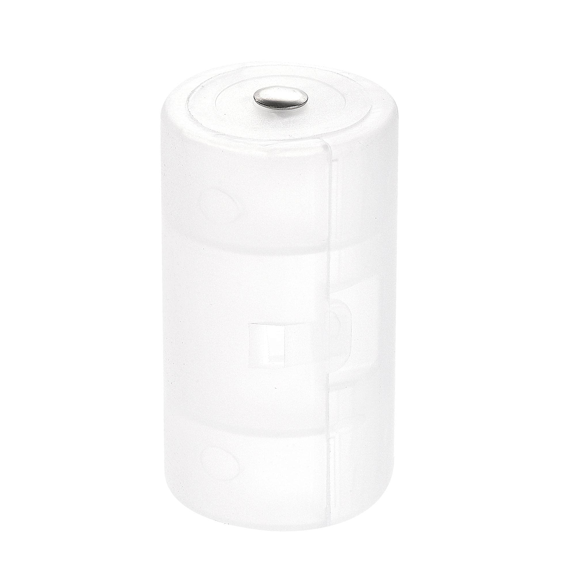 uxcell AA to D Size Battery Adapter, Battery Converter Holder, Metal Contacts Clear 4 Pcs-image-32