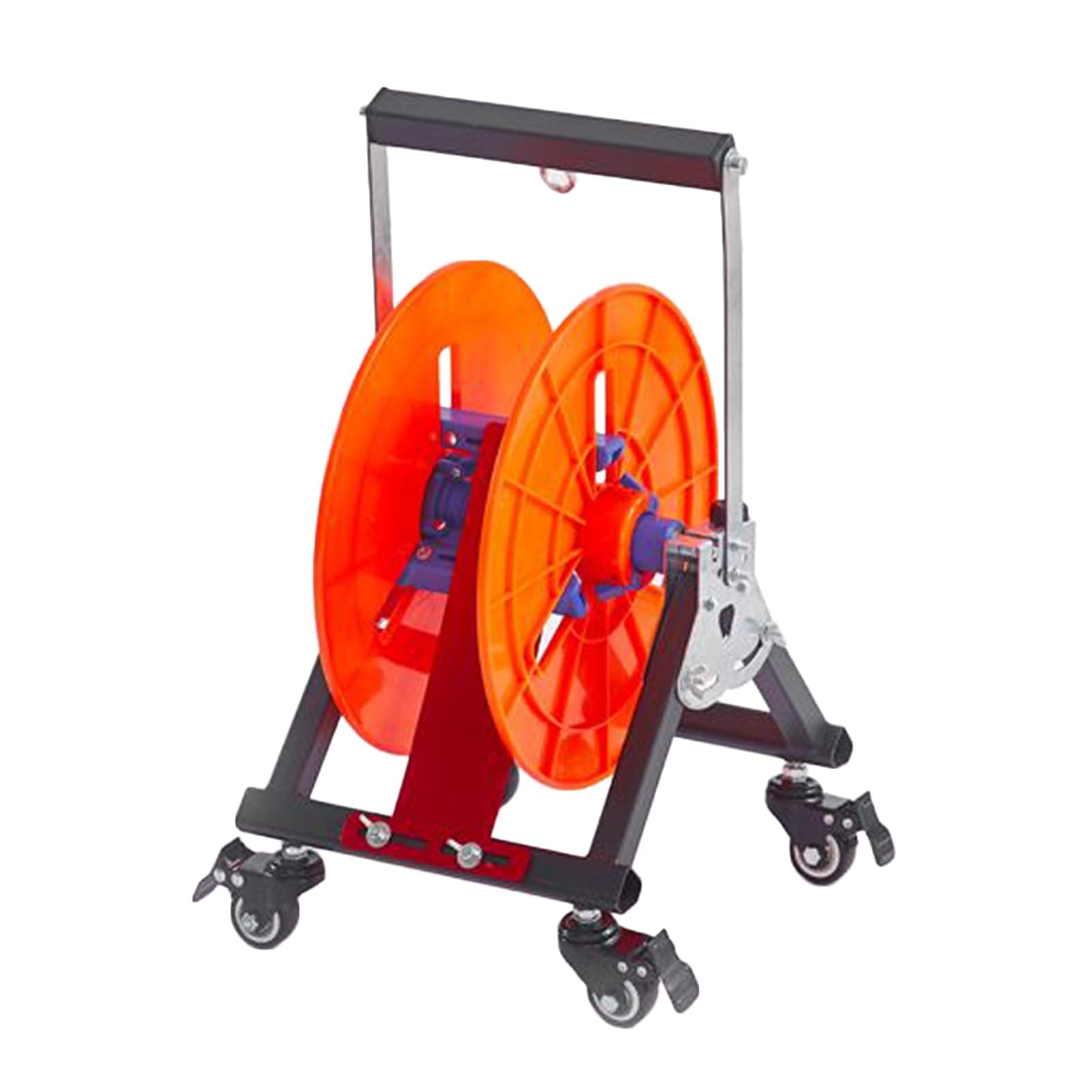 Porte-bobine pliable à roulettes pour organiser l'atelier de bricolage