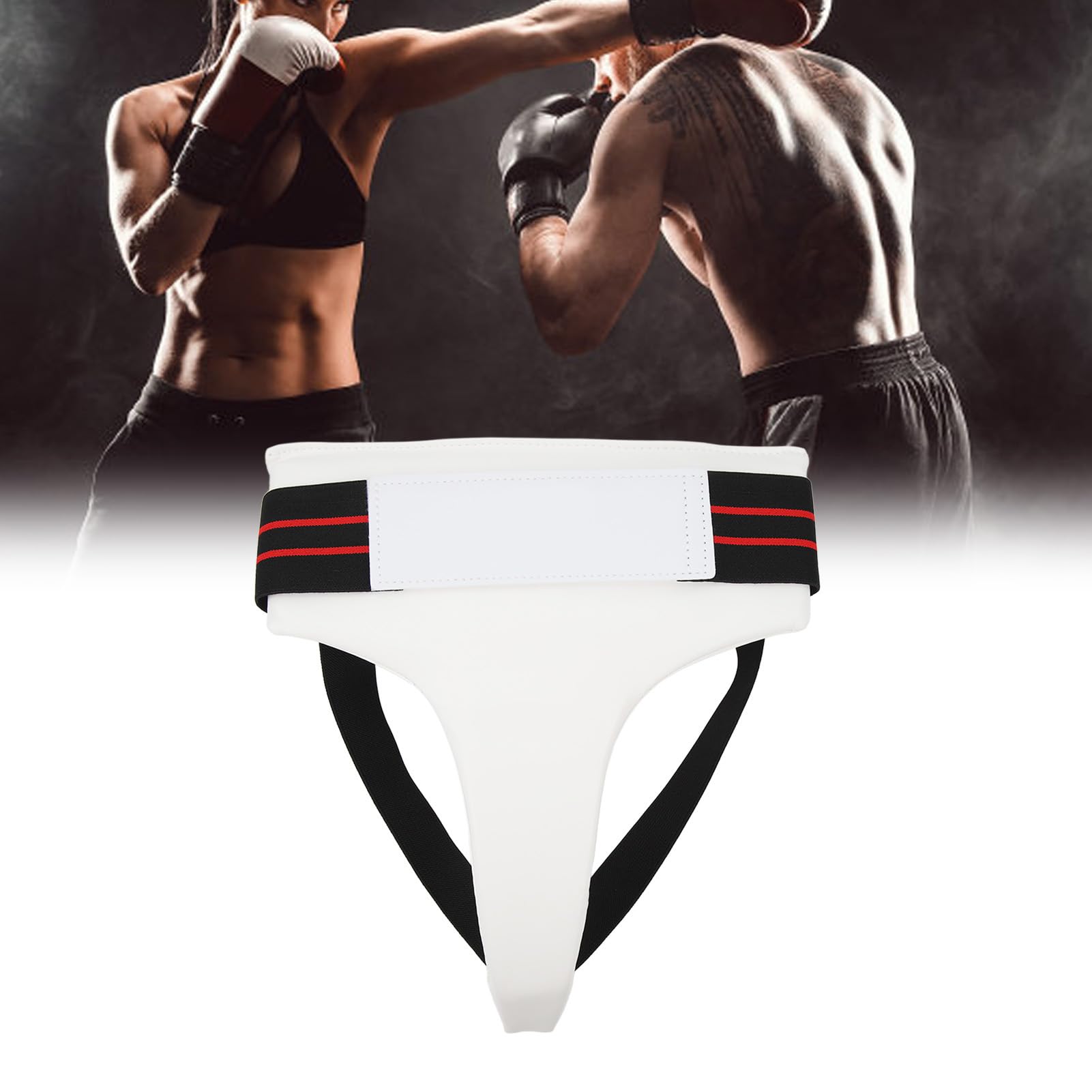 Protector de Ingle para Mujer, Protector de Ingle para Taekwondo, Protector de Entrepierna para Mujer, Correa Elástica para Deportista, Soporte para Entrenamiento de Boxeo (S)