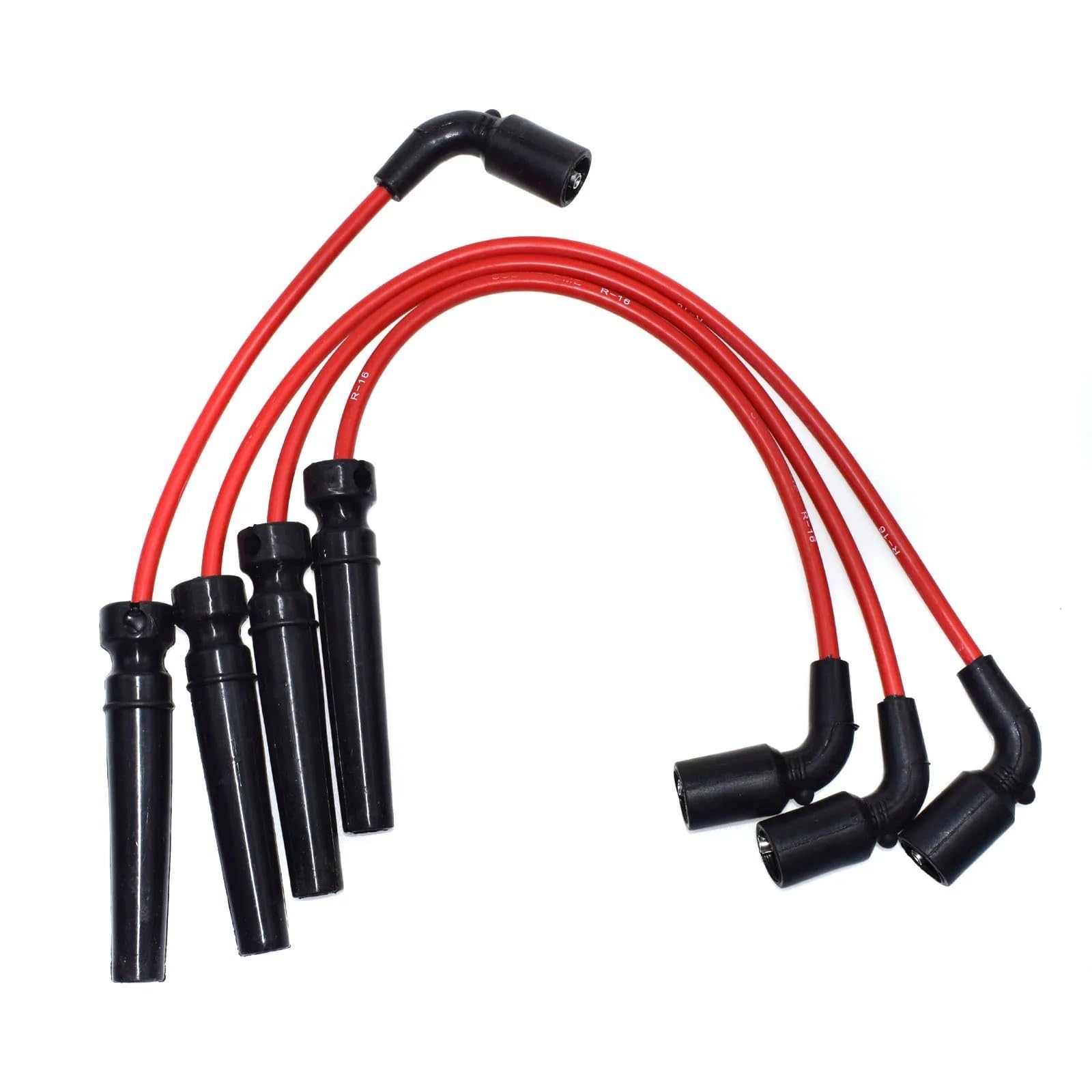 cables bujías coche Para Chevrolet Para Aveo Para Aveo5 L4 1.6L | 56010 96497773 Kit De Cables De Bujía De Encendido 8MM