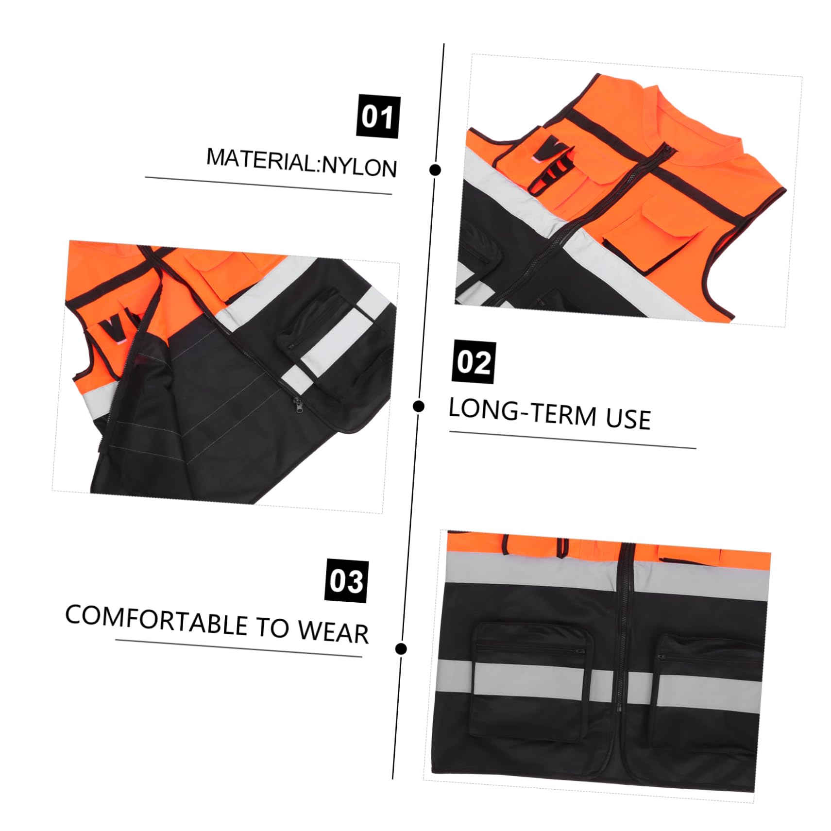 NUOBESTY gilet réfléchissant sûr réflecteur vêtements de vélo bleu gilets de sécurité gilet de cyclisme pour hommes gilet de course haute visibilité gilet de marche nocturne tissu en nylon