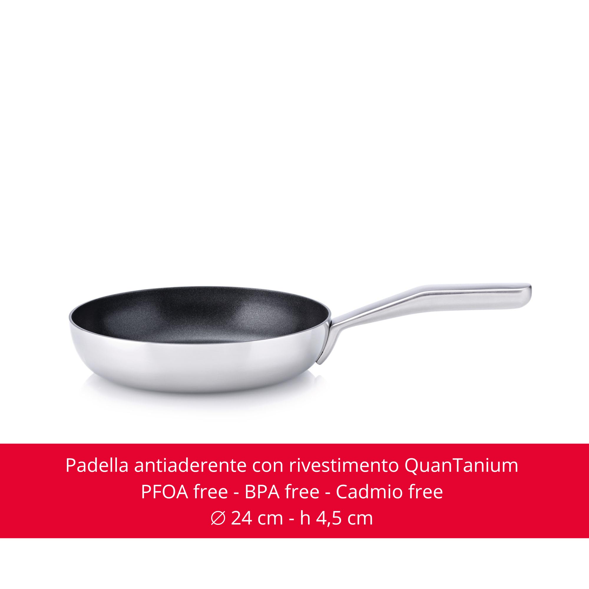Masterpro by Alessi, Set di Pentole "Bones" in Acciaio Inox | 7 Pezzi, Compatibile con Induzione, Casseruole e Padelle con Coperchi, Lavabili in Lavastoviglie