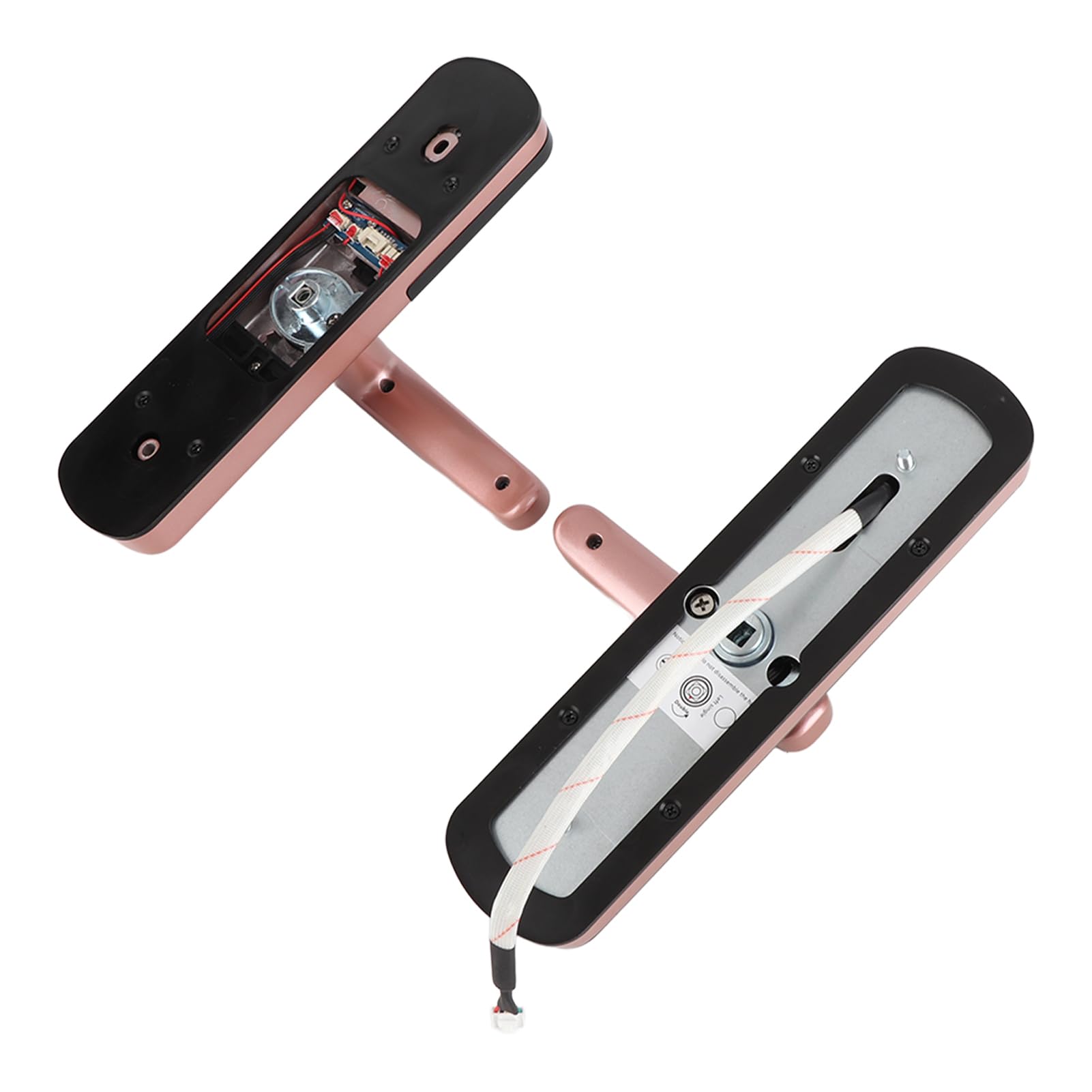 Naroote Cyfrowa Karta Zamka Drzwi dla Smart Security Anti-Theft Dostęp do Linii Papilarnych dla Domowego Biura w Kolorze Różowego Złota