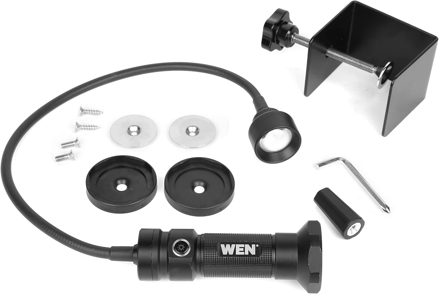 WEN WA120L 24-Inch Flexible Magnetic LED Task and Work Light Kit, Black