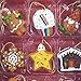 Kurt S. Adler 1.25-Inch Resin Miniature Gingerbread Ornaments, 12 Piece Set