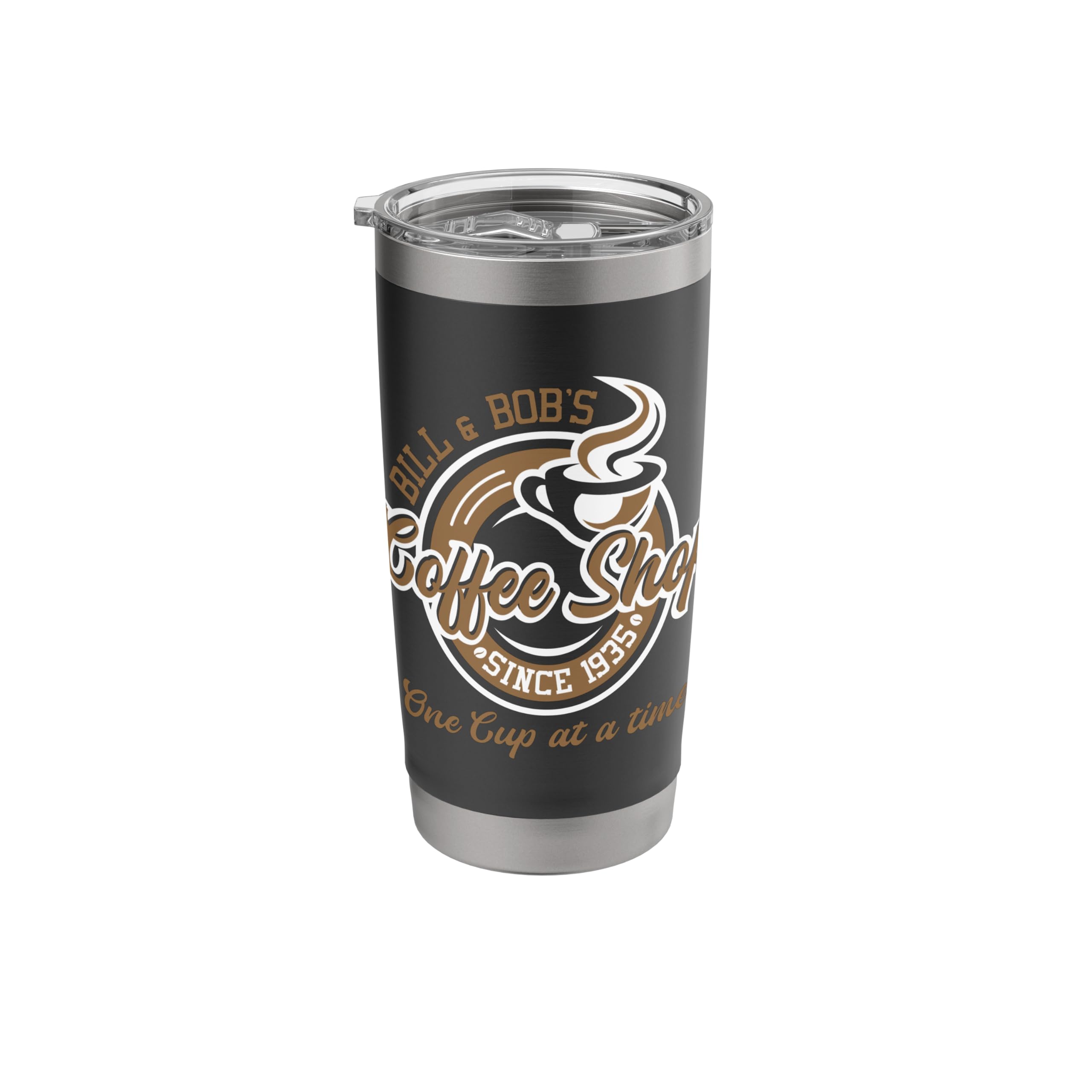 One Cup At A Time - Sober Anniversary Sobriety AA NA Stainless Steel Insulated Tumbler