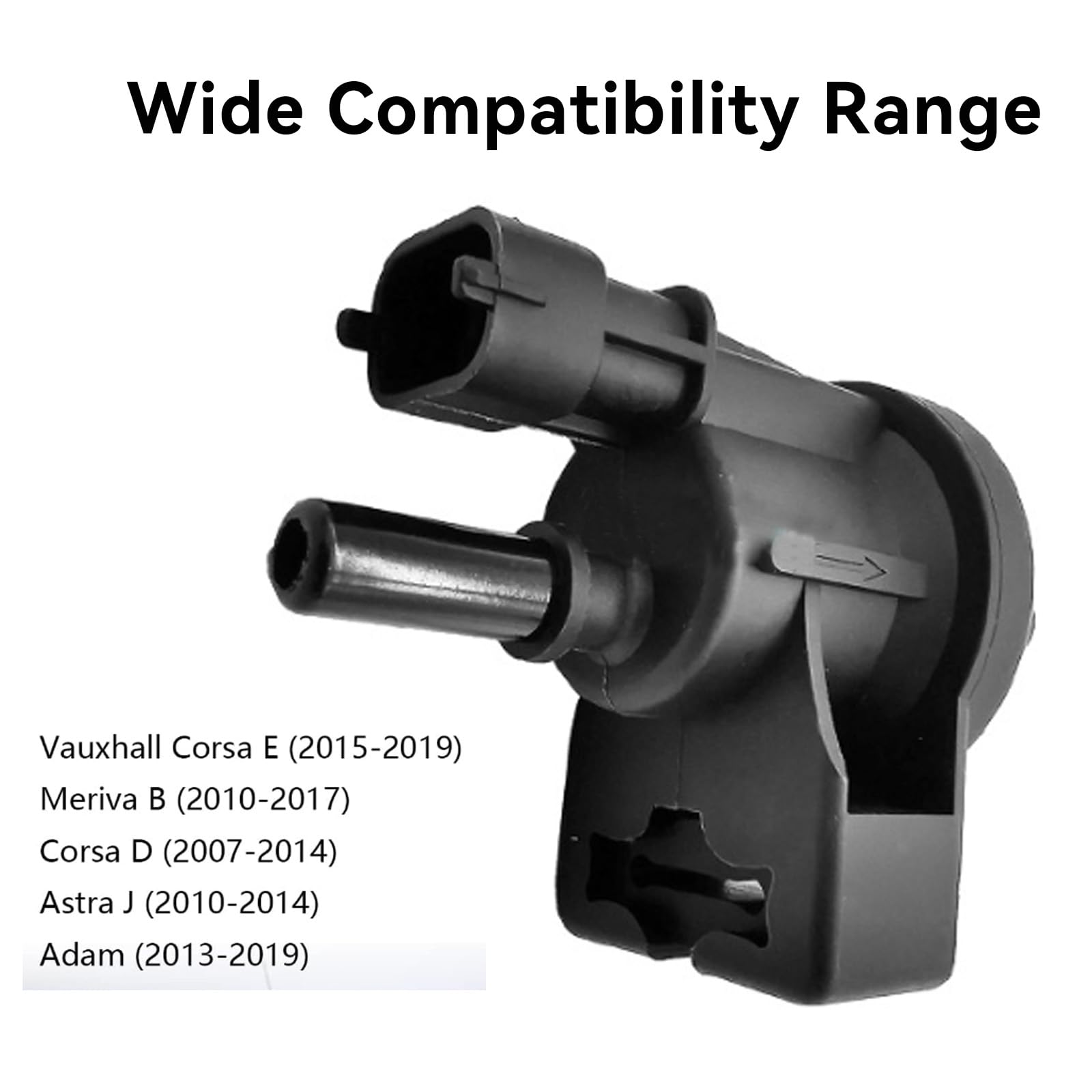 Électrovanne de purge de contrôle d'évaporation essence 55566514 – Valve de reniflard de carburant pour Opel Adam, Meriva B, Corsa E – Valve de purge de cartouche de rechange pour système de