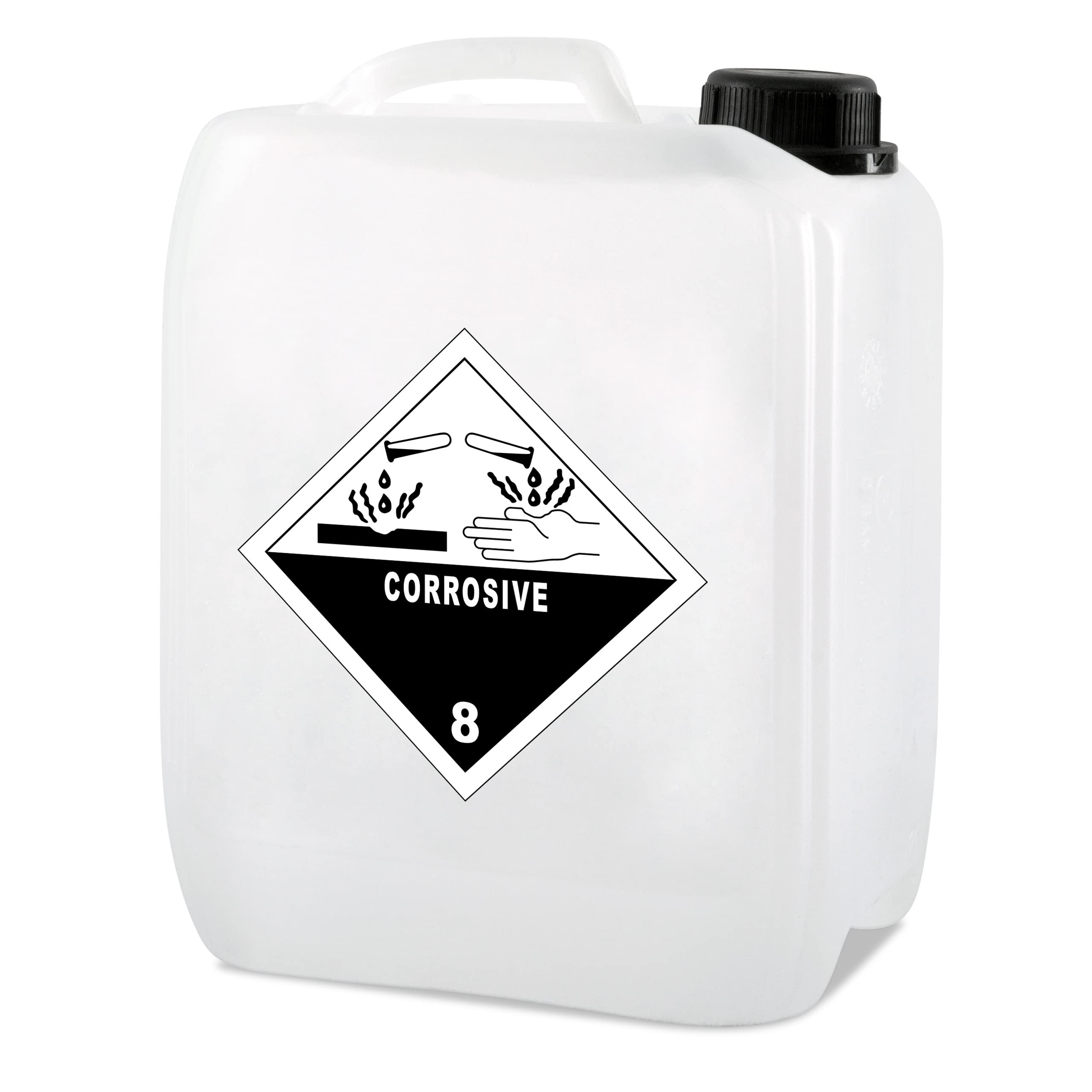 Höfer Chemie 2x 5 L Essigsäure 60% - optimaler Reiniger und Entkalker - Premium Qualität Made in Germany - frisch abgefüllt im handlichen Kanister