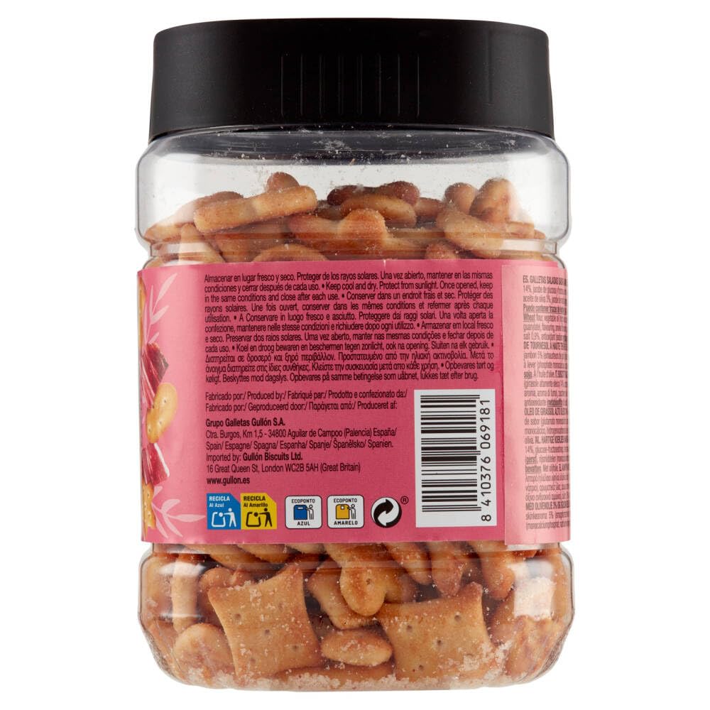 Italian Gourmet Crackers Schinken, cracker salati italiani 12 x 250g