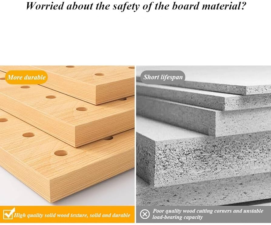 Amazon|木製ペグボードディスプレイスタンド イベントや小売用 DIY Amazon|木製ペグボードディスプレイスタンド イベントや小売用 DIY