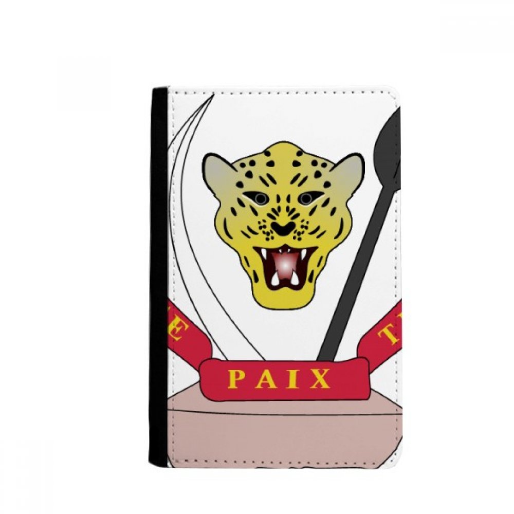 Congo National Emblem Country Passport Holder Notecase Burse Wallet Cover Card Purse