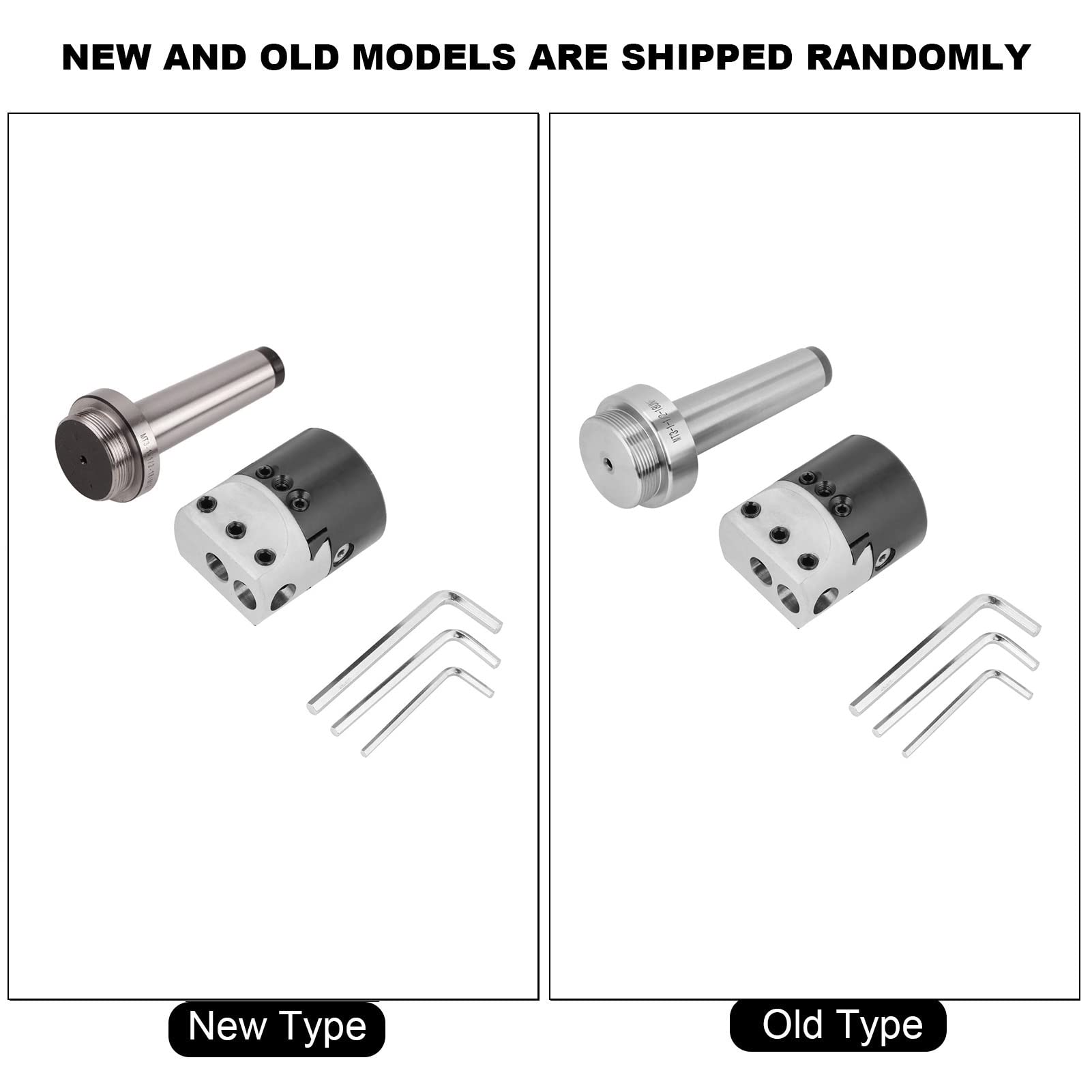 MT3 - Portabrocas cónico M12, portaherramientas de fresado CNC, cabezal de mandrinado de alta precisión con adaptador de eje de 2 pulgadas para torno y fresadora, hecho de acero