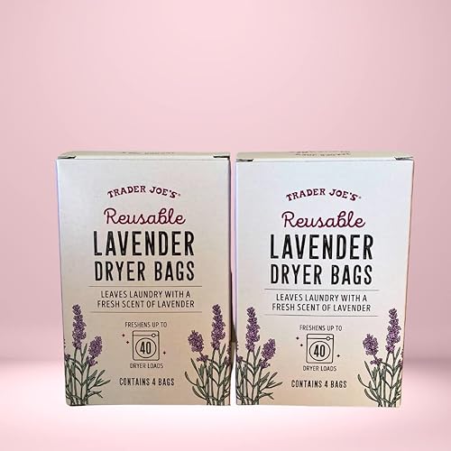 Miniatura 2 de Trader Joes - Bolsas reutilizables para secadora de lavanda, paquete de 2 cajas