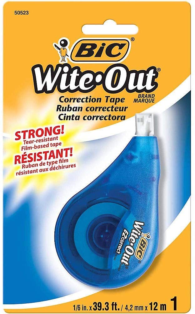 BICWOTAPP11 - BIC Wite-Out EZ Correct Correction Tape, 5 Pack