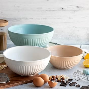 Amazon.com: Nordic Ware Prep and Serve Mixing Bowls Set, 3-Piece