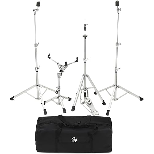 Yamaha Lightweight Premium HW-3, 4-piece Crosstown Hardware Pack, Hardware Every Gigging Drummer Must Have