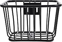 Vista 1 de Cesta de hierro para bicicleta, cesta delantera de bicicleta, contenedor de bicicleta, accesorios para bicicleta de montaña, cesta para manillar