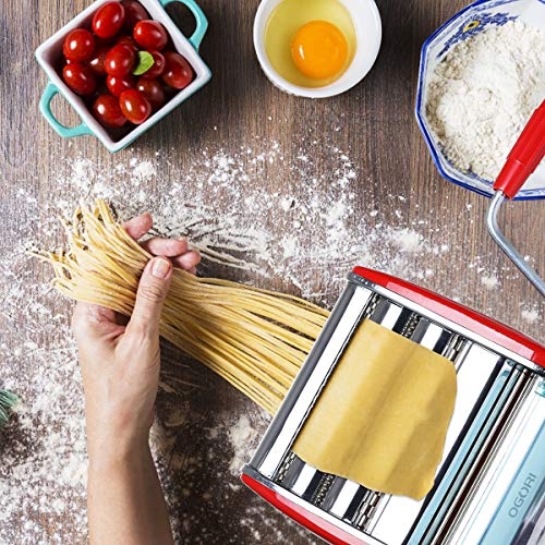 OGORI Pasta Maker Machine Stainless Steel Manual Pasta Roller Cutter Noodle Makers - Thumbnail 7