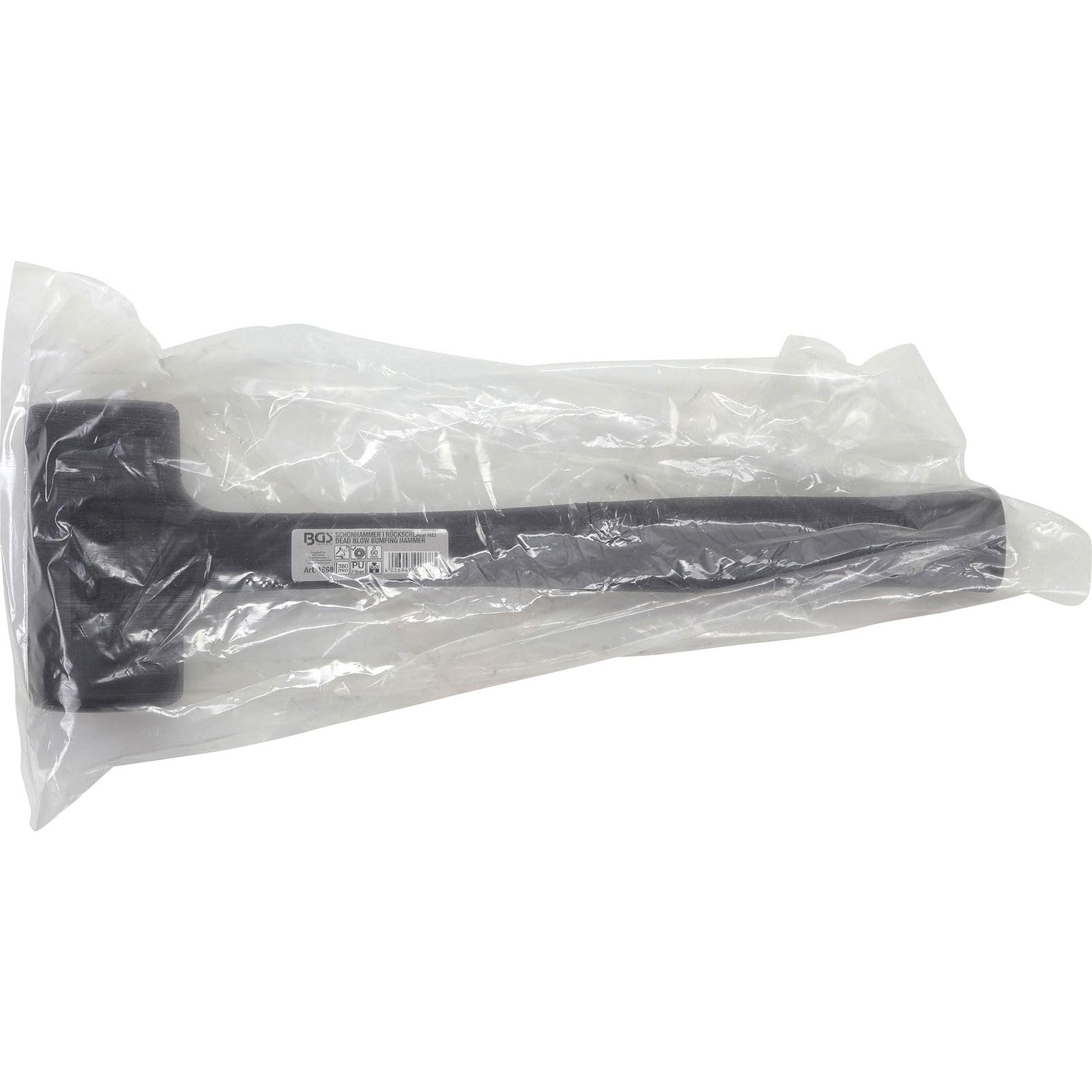 BGS 1868 Maillet De Débosselage Anti-Rebond 60 Mm – 4500 G Avec Billes D'Acier, Manche 380 Mm En Fibre De Verre