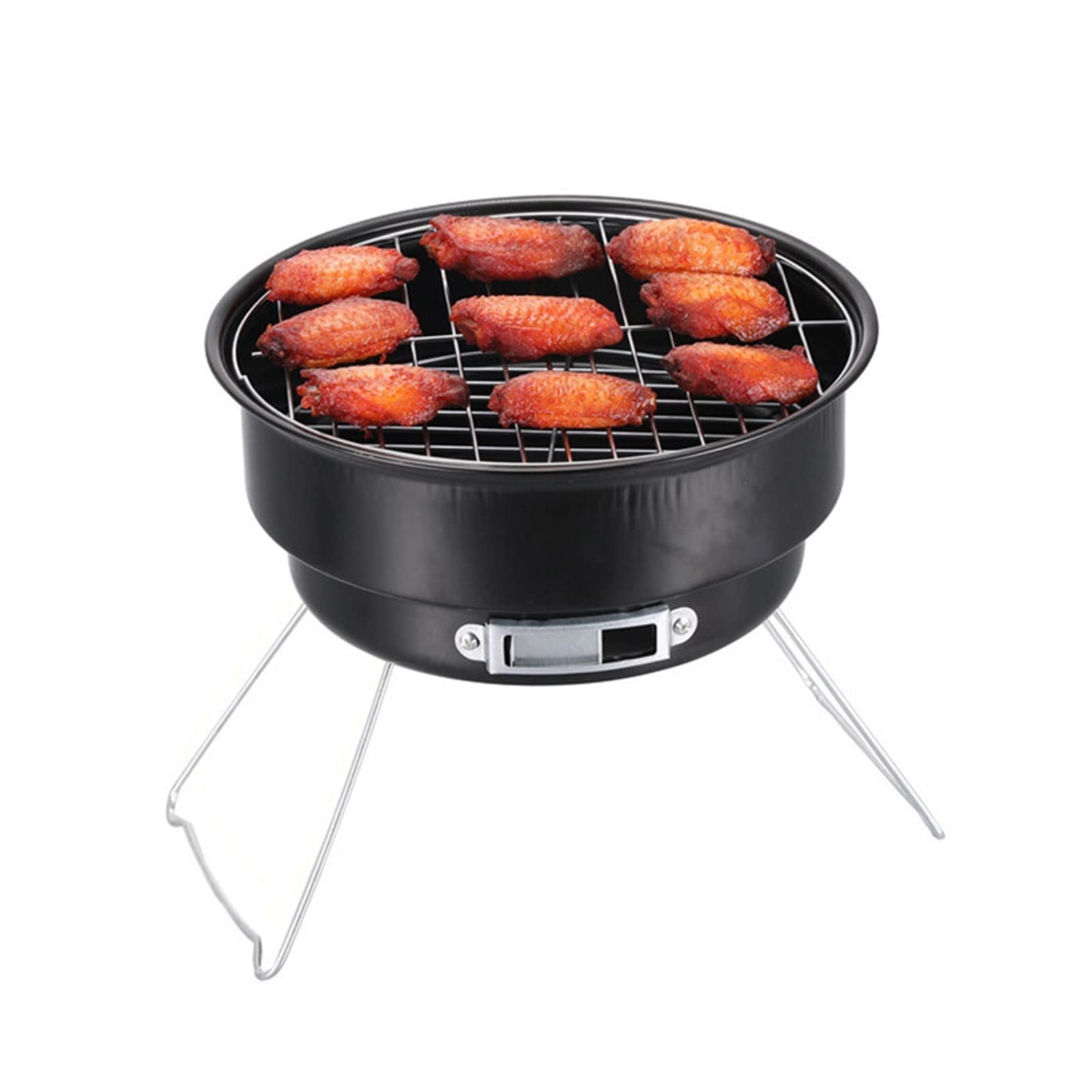 Przenośny grill węglowy ze stali nierdzewnej do grillowania na świeżym powietrzu i pikników